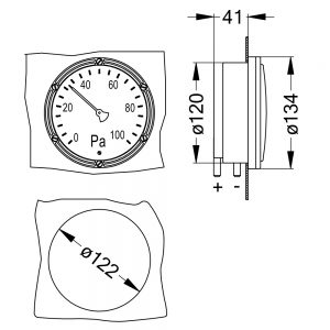 DIFFERENZDRUCKANZEIGER DA2000 kon 1000x1000 300x300 - Differenzdruckanzeiger DA2000-A