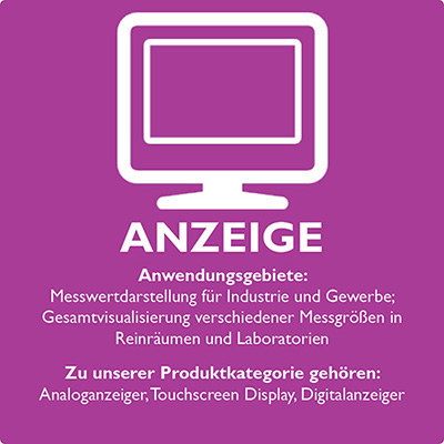 Produktkategoriebild: ANZEIGE-Logo + Kategoriebeschreibung / Produktübersicht