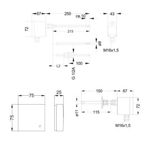 Multirange transmitter PFT22 kon 750x750 300x300 - Humidity & temperature transmitter PFT22 Serie