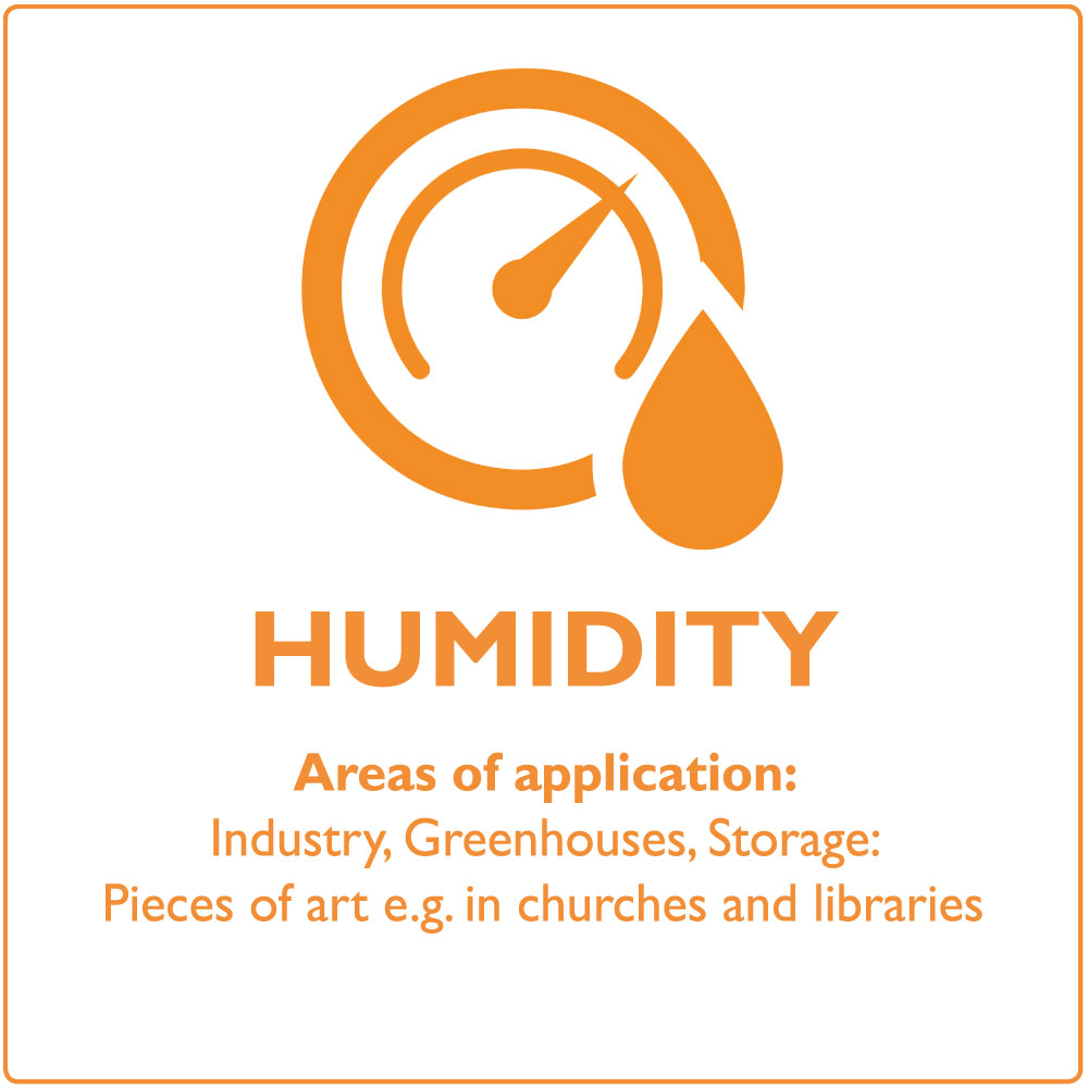 Field of application: HUMIDITY